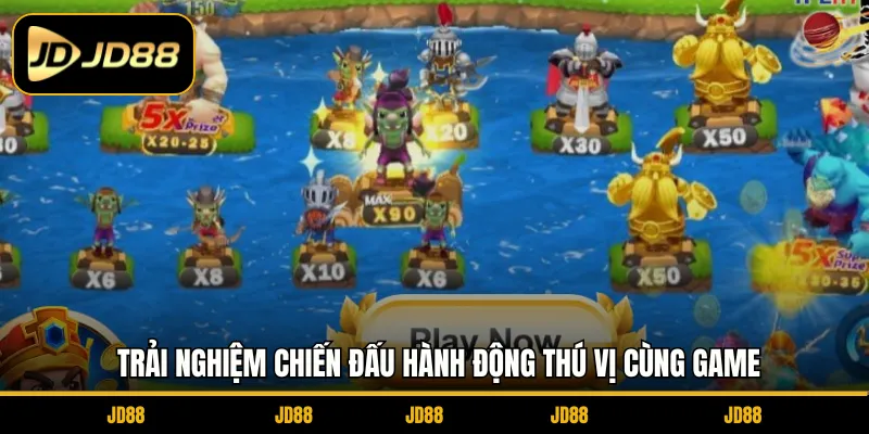 Trải nghiệm chiến đấu hành động thú vị cùng game